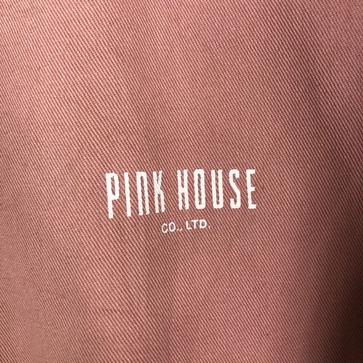 Japanese Brand 🔥Vintage Bomber Jacket Streetwear Pink House Big Logo Size US M / EU 48-50 / 2 - 18 Thumbnail