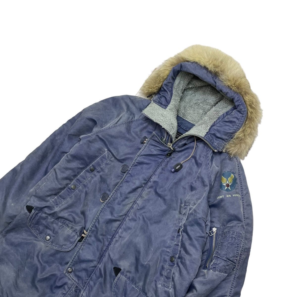 Avirex ?Vintage Dog Fight Us Air Force Type N3B Fur Jacket | Grailed