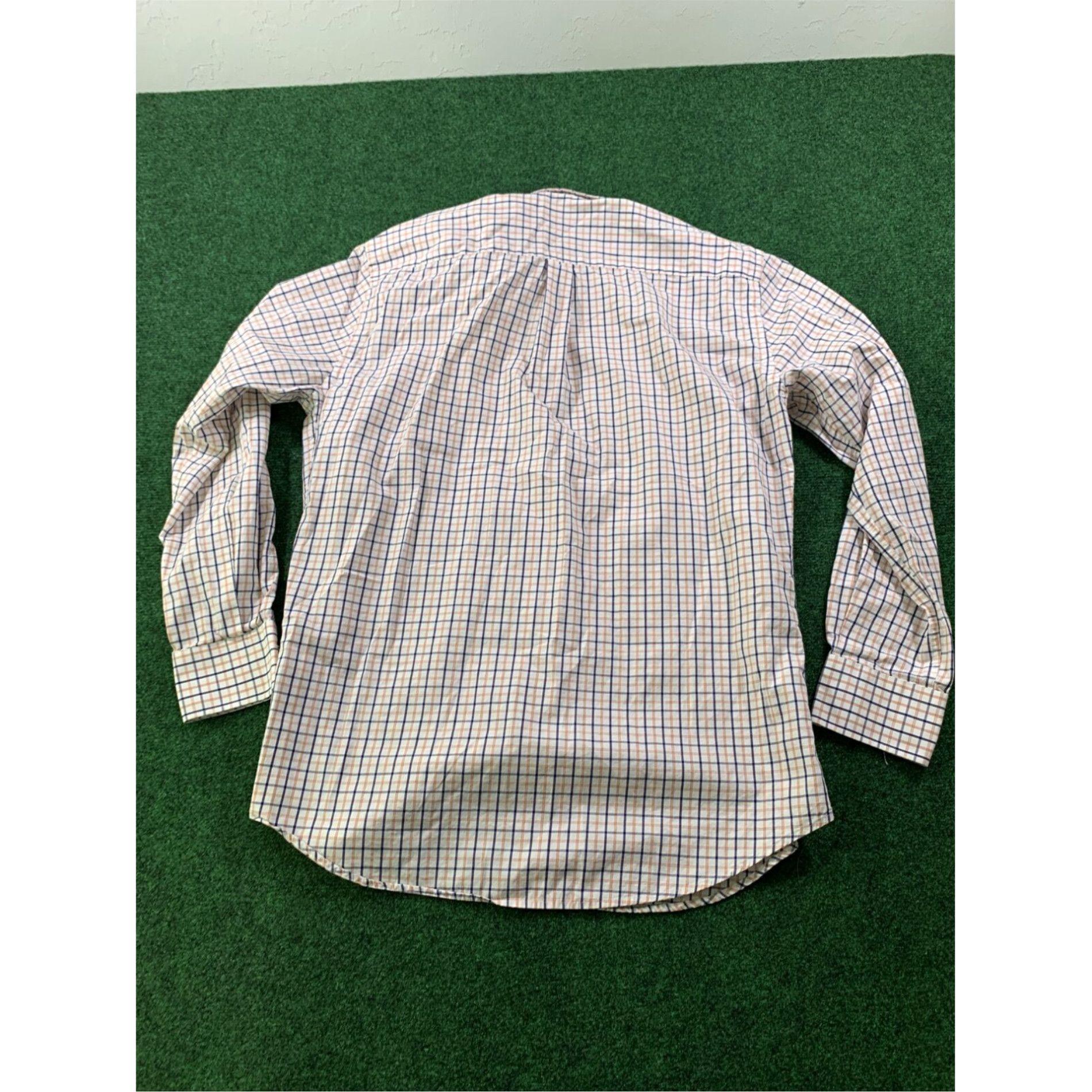Peter Millar Peter Millar Mens Long sleeve Casual Button Shirt LARGE White Check w/ pocket Size US L / EU 52-54 / 3 - 7 Thumbnail