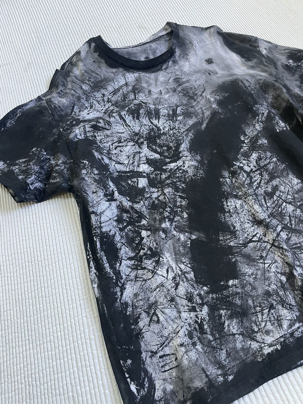Handmade × Vintage Painted Ringer Tee Size US XL / EU 56 / 4 - 5 Thumbnail