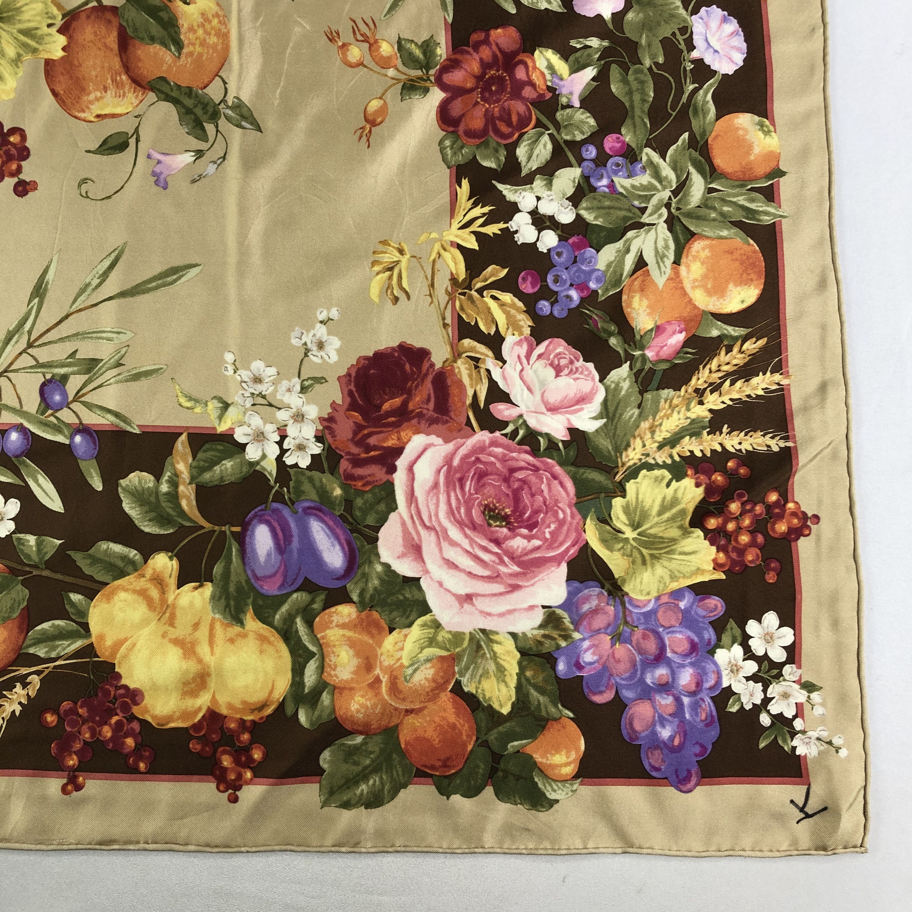 Vintage Vintage Silk Scarf Size ONE SIZE - 4 Thumbnail