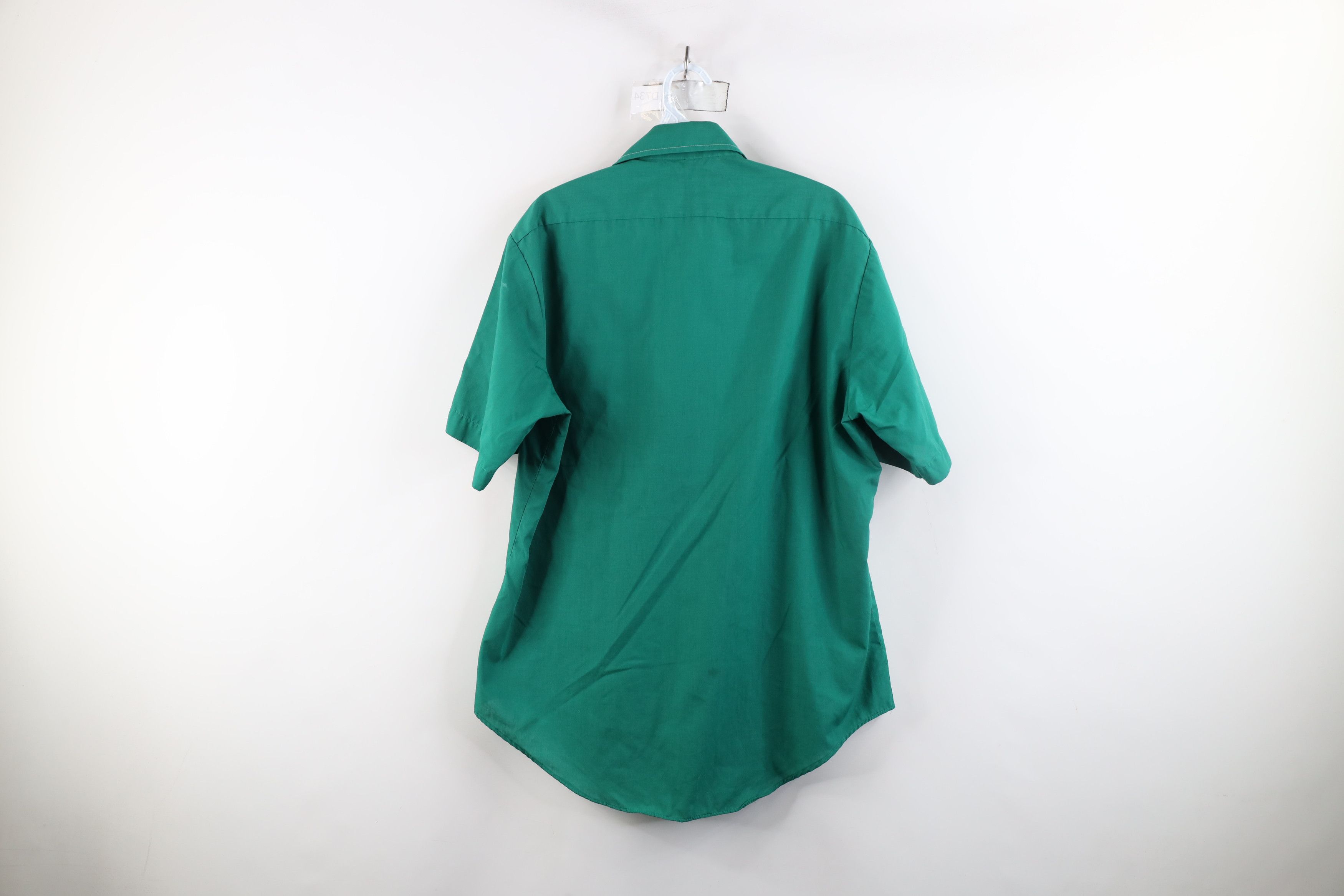 Vintage Vintage 70s Streetwear Short Sleeve Collared Button Shirt Size US XL / EU 56 / 4 - 13 Thumbnail