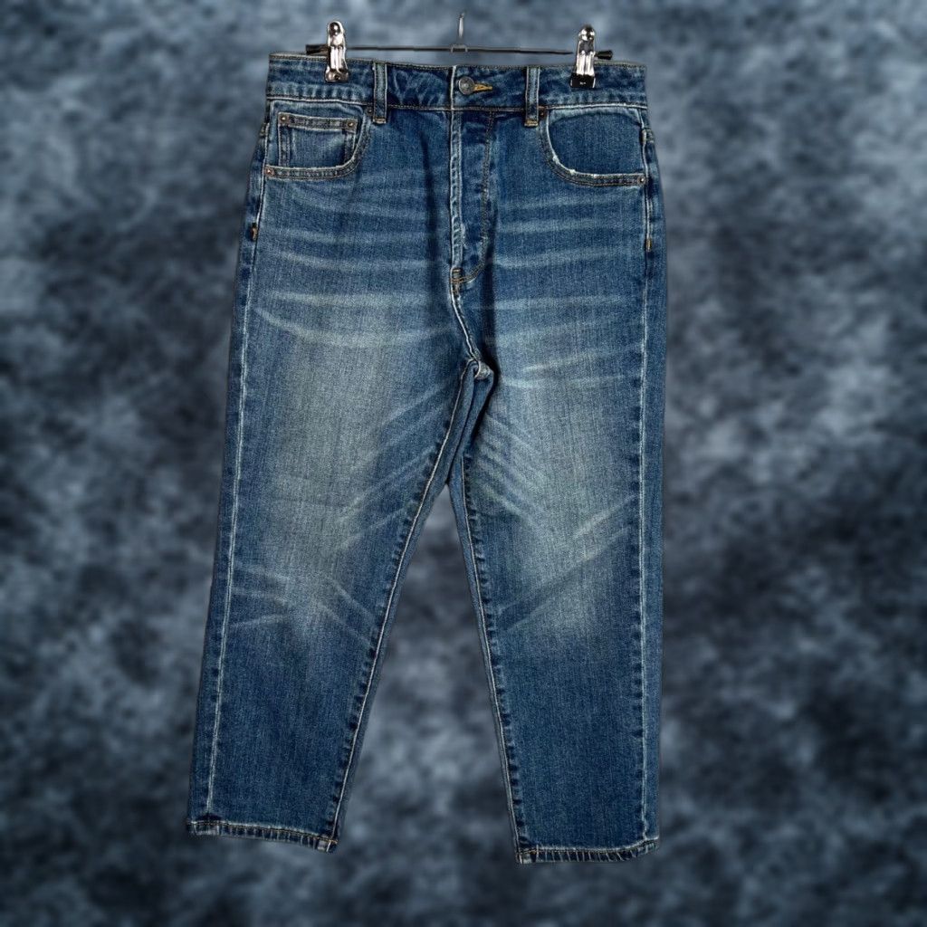 6397 Womens Jeans Cropped 25 5-Pocket Denim Blue High Rise Regular In Italy - Adult Womens