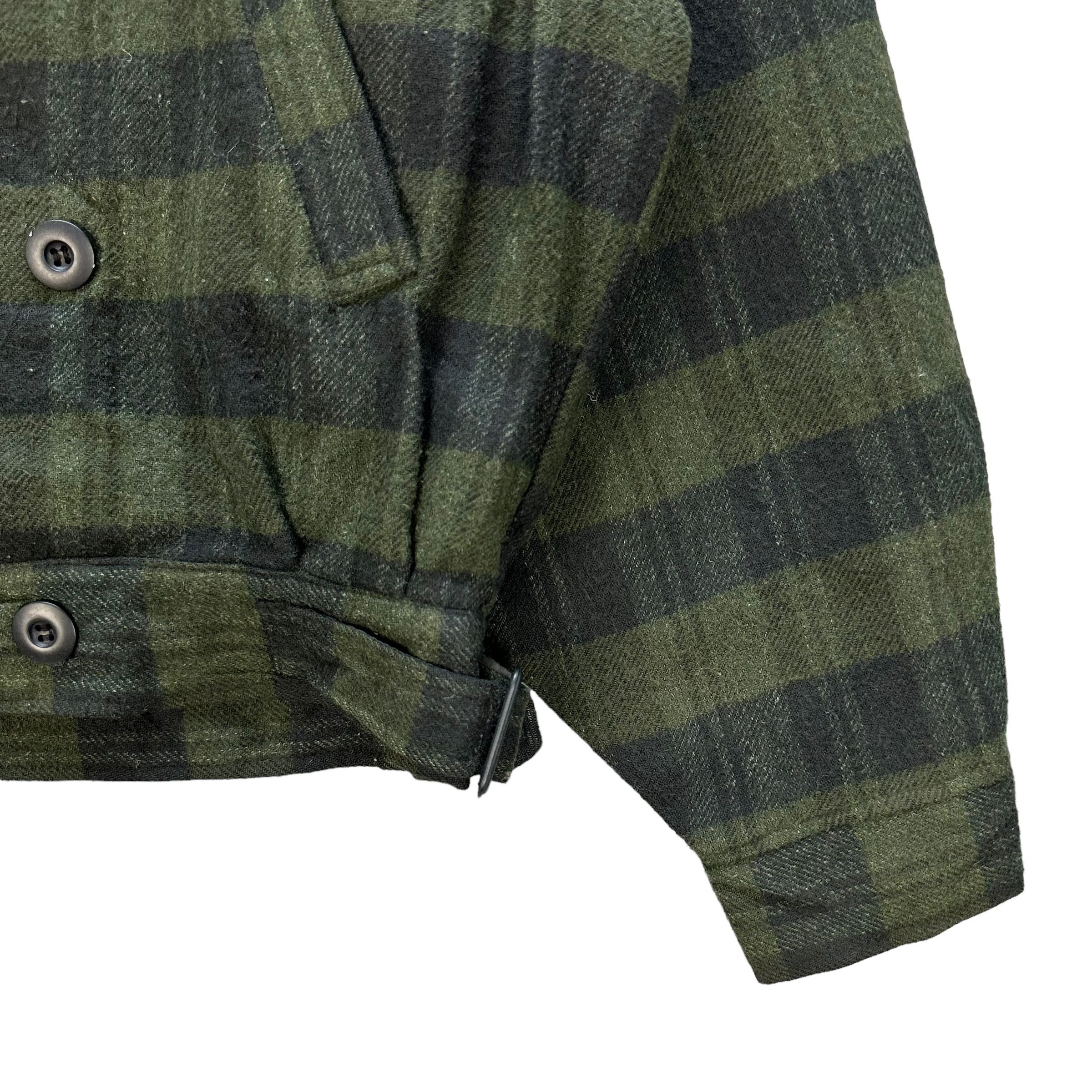 Vintage JIMI MACROAD Checked Double Breasted Wool Jacket #A8-0198 Size US L / EU 52-54 / 3 - 5 Thumbnail