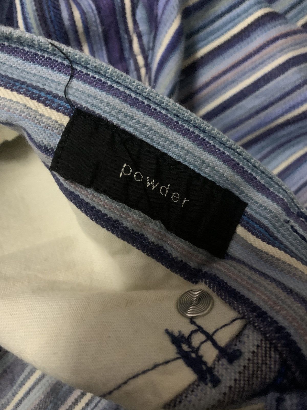 Yohji Yamamoto 💥Vintage Japanese Powder Stripe Pant Size US 29 - 6 Thumbnail