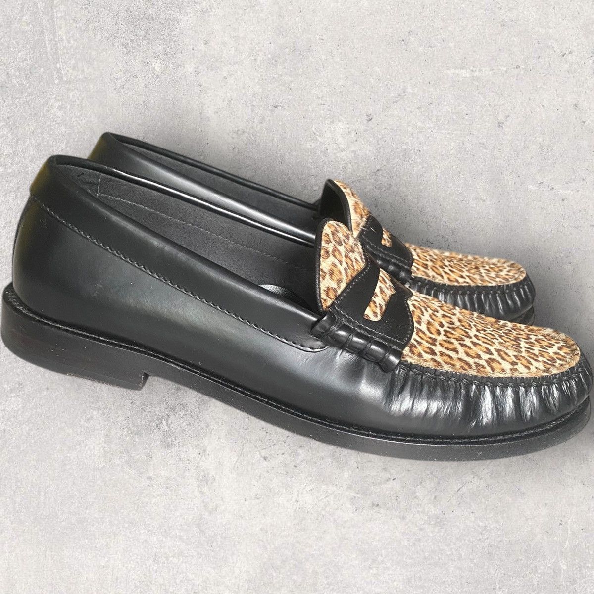 Celine × Hedi Slimane Celine Leopard LOAFERS MOCCASINS Size US 6.5 / IT 36.5 - 3 Thumbnail
