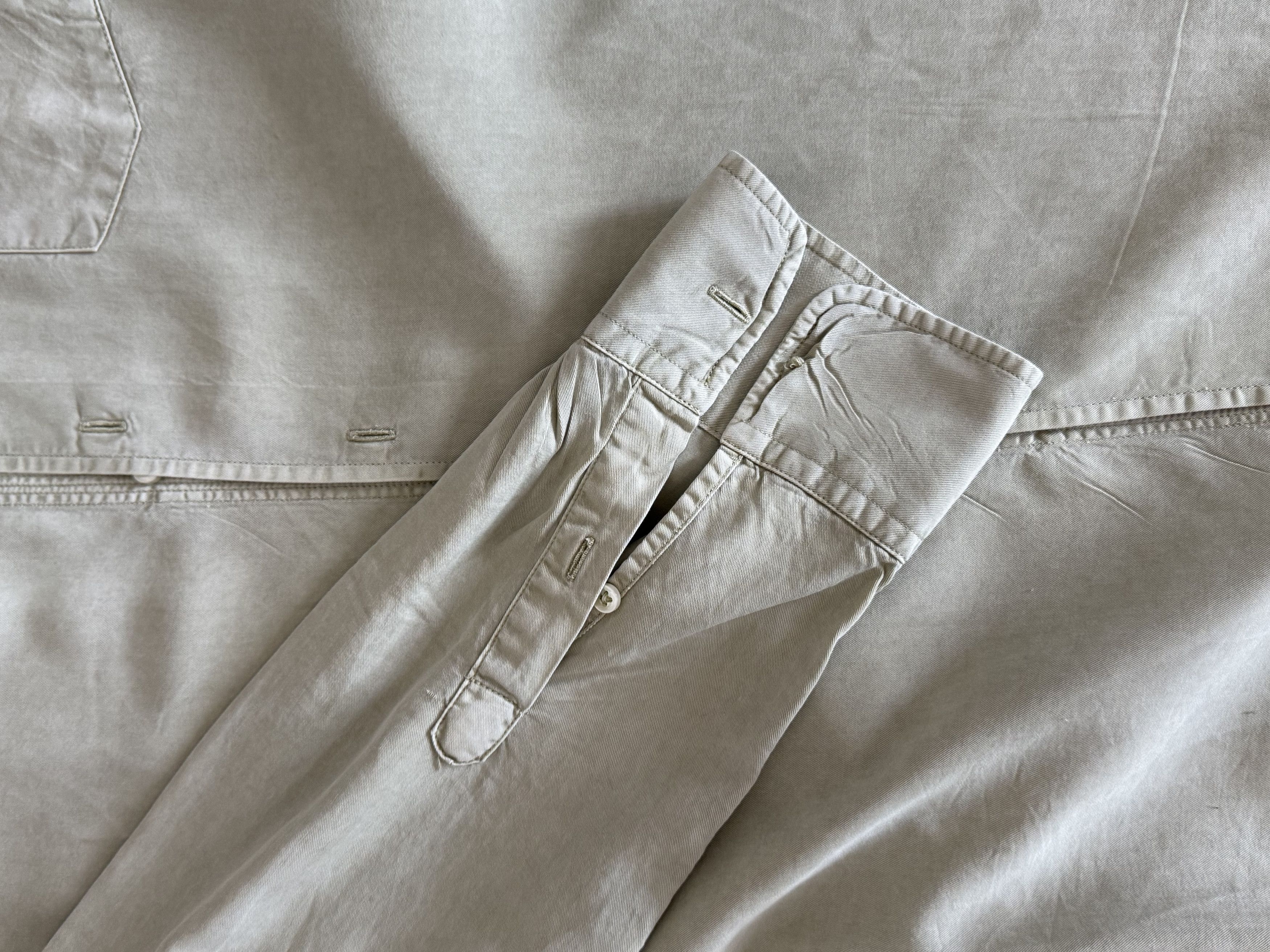 Officine Generale Officine Générale "Benoit" Lyocell Shirt Size US M / EU 48-50 / 2 - 2 Thumbnail
