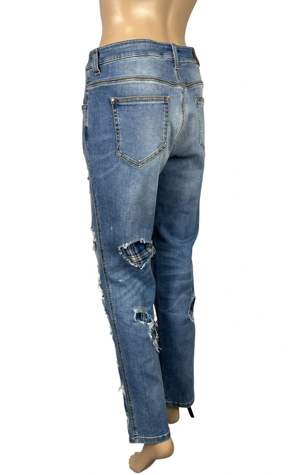 Ermanno Scervino Ermanno Scervino Royal Denim Boyfriend Jeans size 44 Size 30" / US 8 / IT 44 - 6 Thumbnail