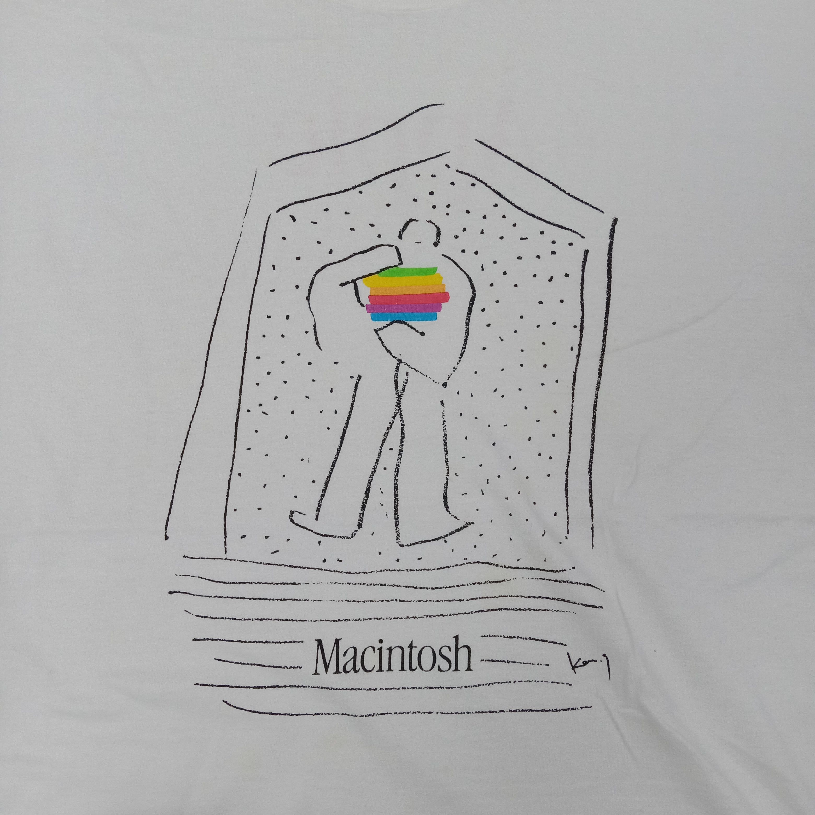 Apple Macintosh by Apple Product Promo Vintage Tshirt C259N10 Size US M / EU 48-50 / 2 - 2 Thumbnail
