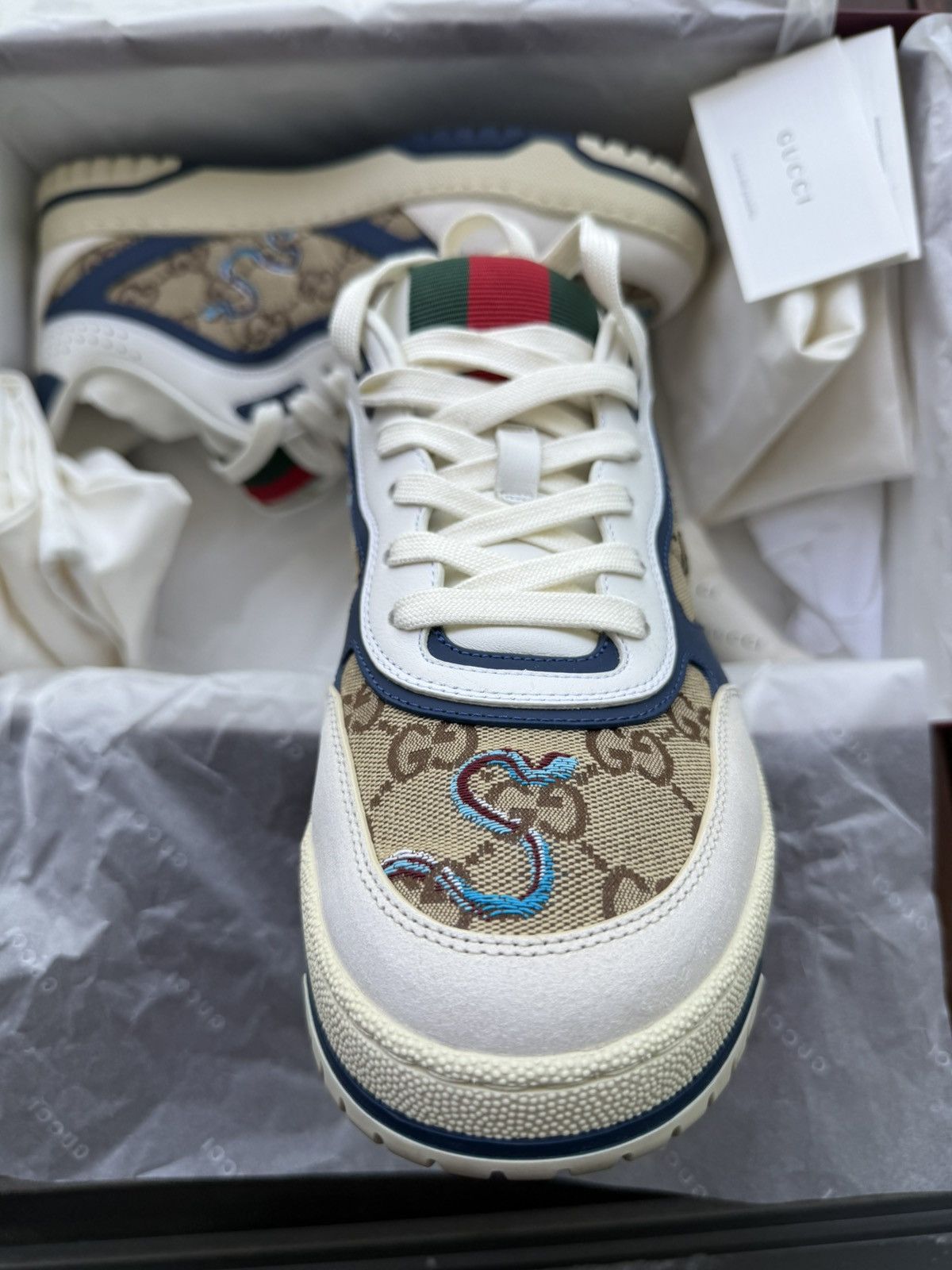 Gucci Gucci Men’s Re-Web Sneaker Size 9.5 US Size US 9.5 / EU 42-43 - 5 Thumbnail