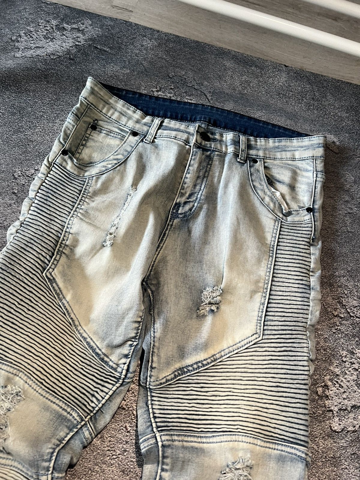 Japanese Brand SWAG Archive Niche Draped Slim / Japanese Vibe Grunge 90s Size US 32 / EU 48 - 3 Thumbnail