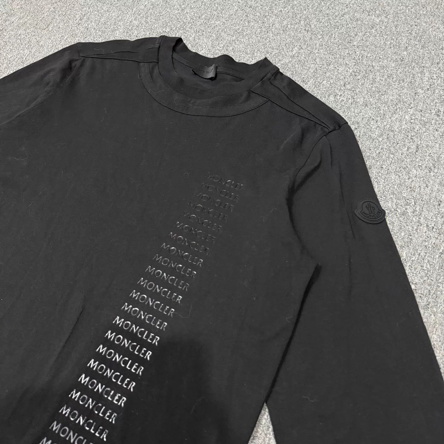 Moncler Moncler New Black Grad Ltr Logo M 99 Sweatshirt Size US M / EU 48-50 / 2 - 3 Thumbnail