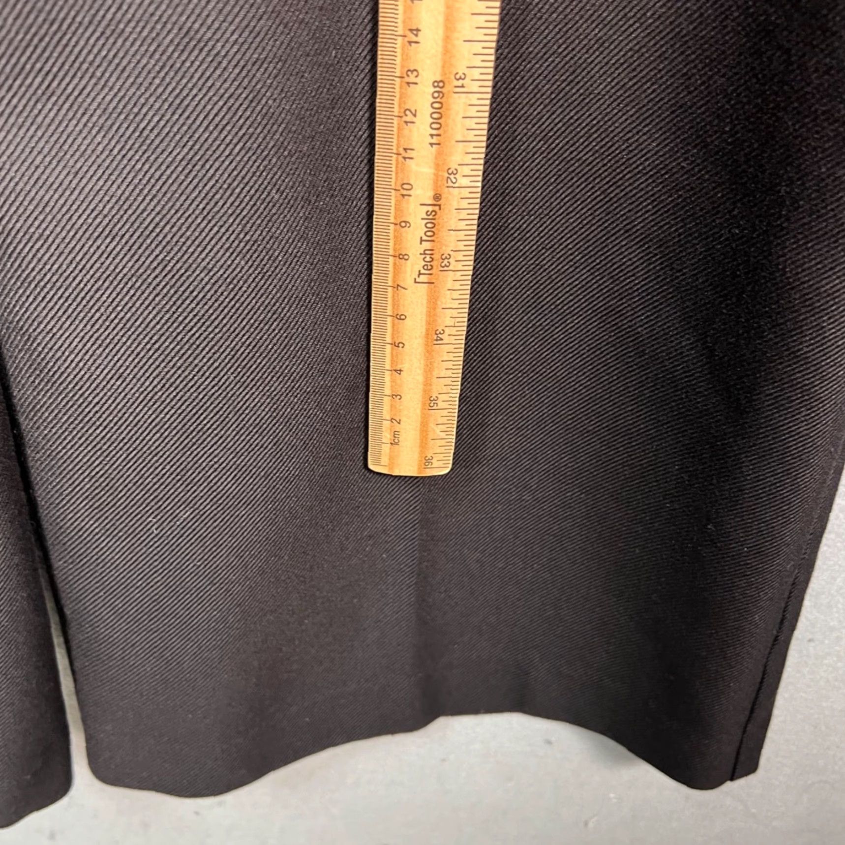 H&M H&M Edition Womens Wide-Leg Trousers Black Office Wear Wool Blend Pants Size 4 Womens O ffice Dress Pants Size 27" / US 4 / IT 40 - 6 Thumbnail