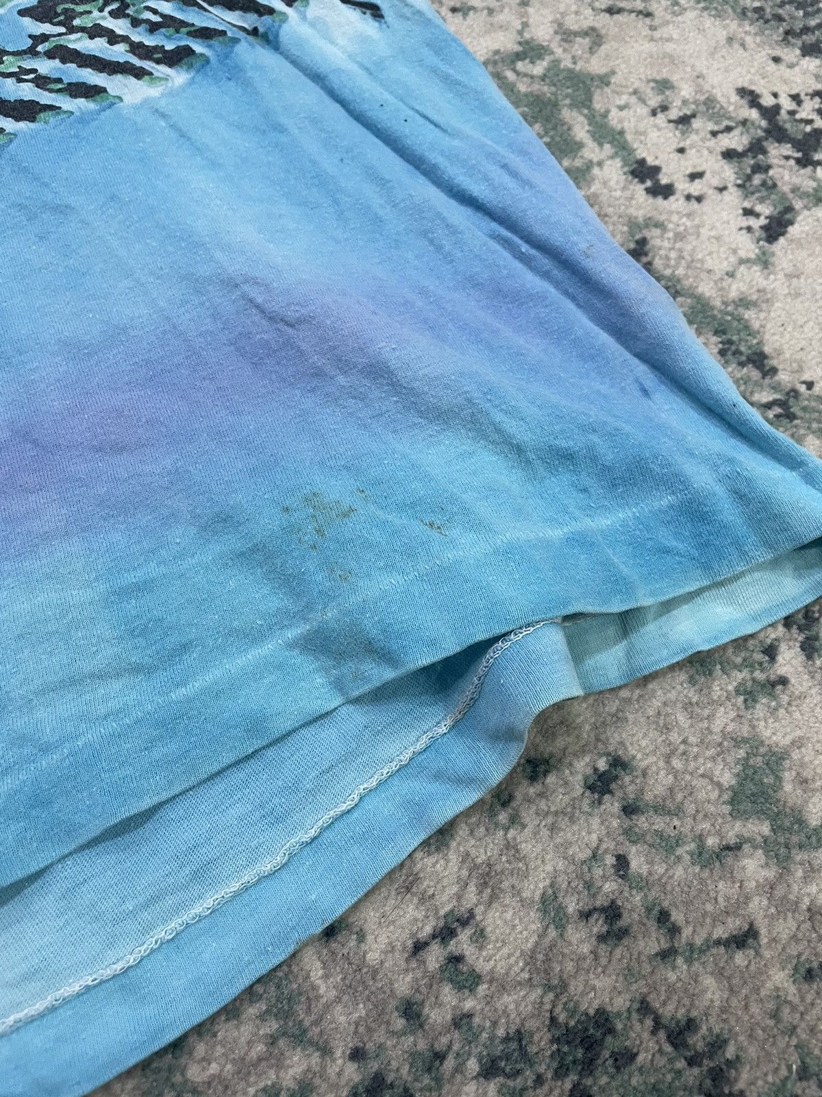 Band Tees Vintage 90’s Bear x Fish Overprint Tie Dye T Shirt Size US XL / EU 56 / 4 - 9 Thumbnail