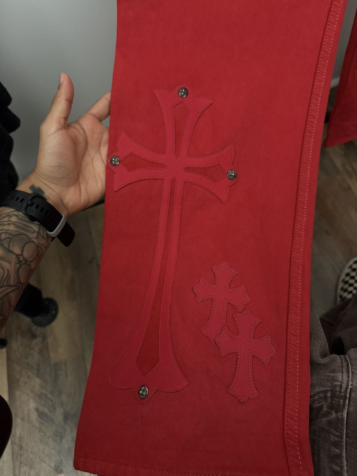 Chrome Hearts Chrome Hearts Pairs Exclusive Jeans Size US 36 / EU 52 - 10 Thumbnail