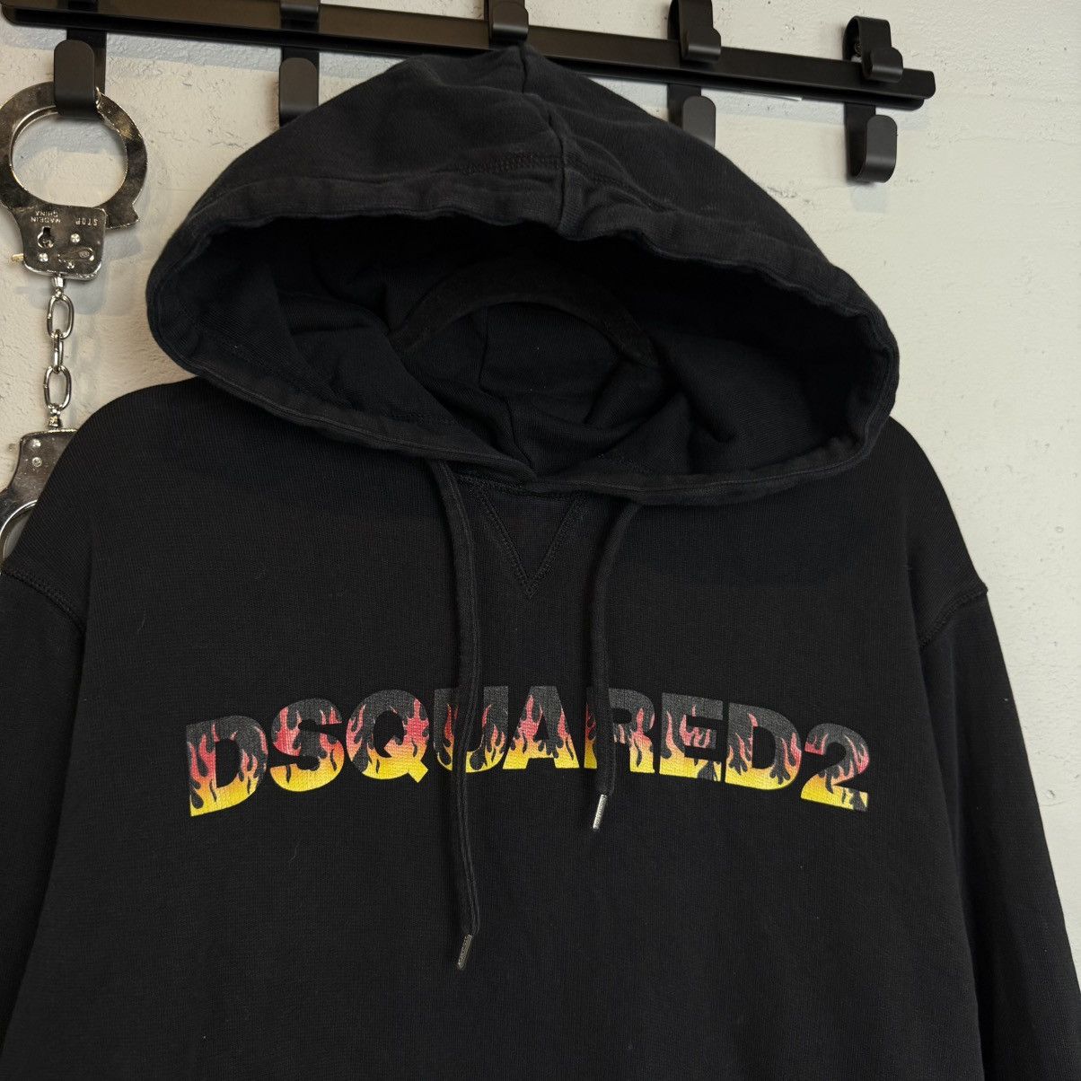 Dsquared2 Vintage Dsquared2 Hoodie Fire Size US S / EU 44-46 / 1 - 2 Thumbnail