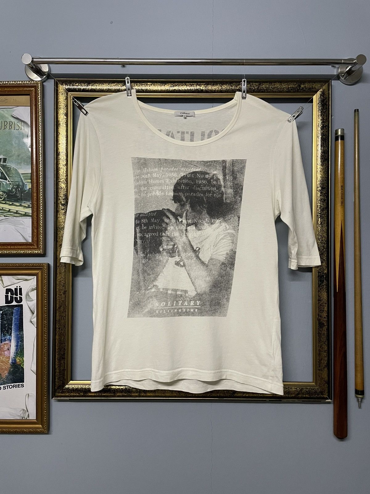 Hysteric Glamour Vintage Japan Designer Collective Solitary Killing Time Tee Size US M / EU 48-50 / 2 - 1 Thumbnail