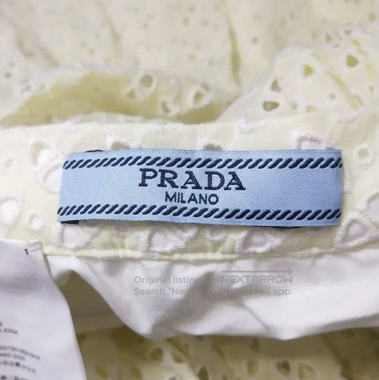 Prada Prada Color Block Lace Skirt Size 38 . Size 37" - 5 Thumbnail