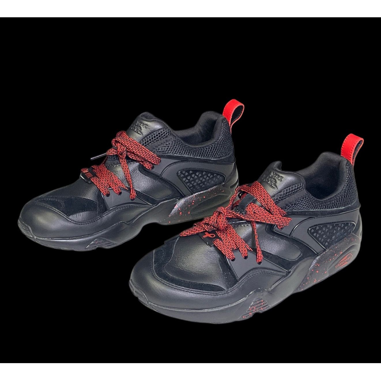 Puma Puma Blaze Of Glory Rise Lost Ones Black and Red Sneaker Size US 9 / EU 42 - 4 Thumbnail