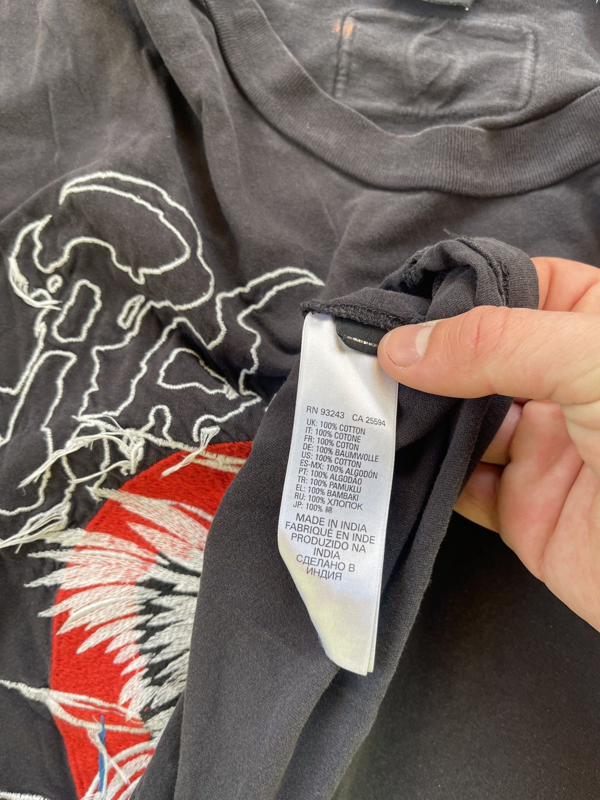 Diesel × Vintage Vintage Diesel T-Shirt Big Logo Y2K Japanese 90s Size US L / EU 52-54 / 3 - 9 Thumbnail