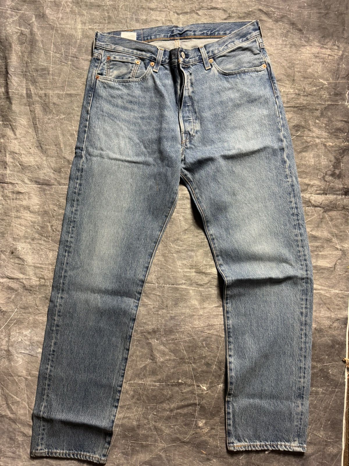 DENIM TEARS × Levi's Denim Tears Plain Jane Washed Indigo Jeans Size US 36 / EU 52 - 1 Thumbnail