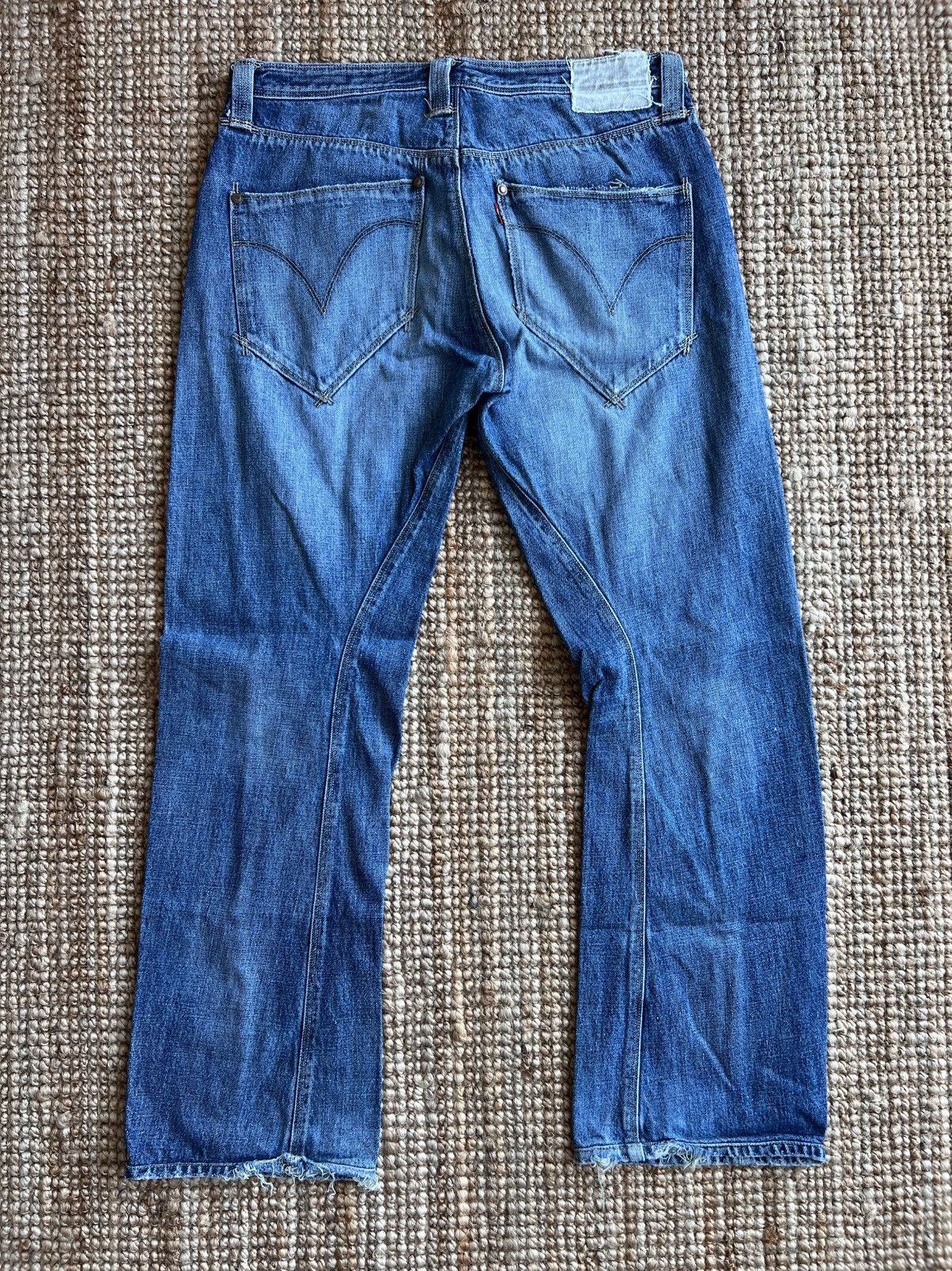 Levi's Levis Engineered Jeans Buckle Back Tag W34 Actual 34x30.5 Size US 34 / EU 50 - 6 Thumbnail