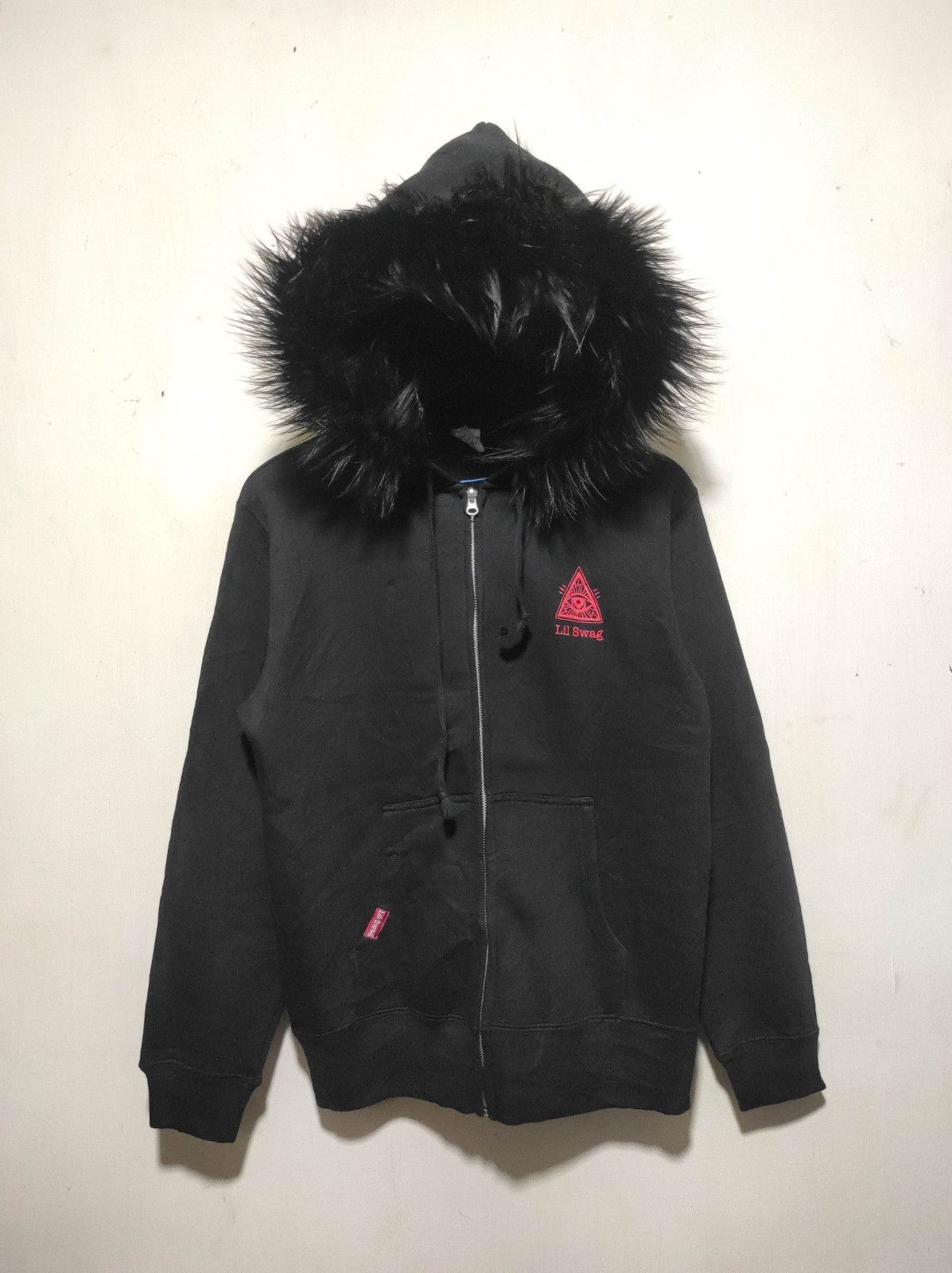 Japanese Brand Lil Swag United Athle Zipper fur hoodie LGB style Size US M / EU 48-50 / 2 - 3 Thumbnail