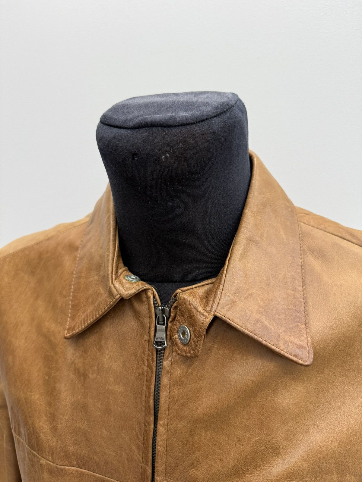 Vintage Vintage Italian Lampo Fiocchi Genuine Leather Jacket Size US M / EU 48-50 / 2 - 3 Thumbnail