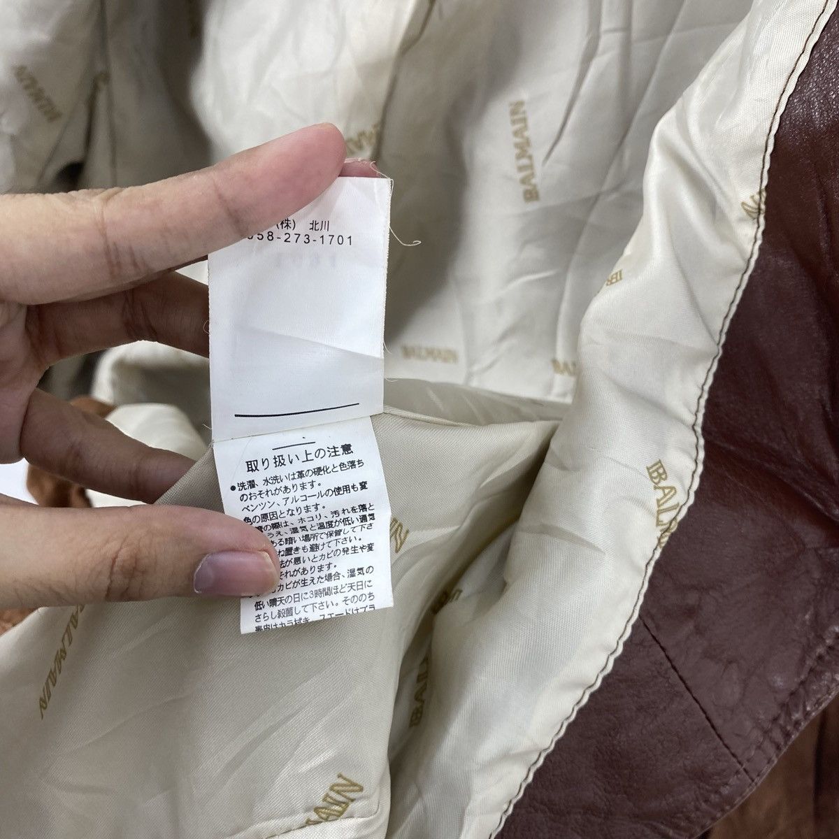 Balmain BALMAIN PARIS Genuine Leather Blazer Jacket Luxury Designer Size S / US 4 / IT 40 - 11 Thumbnail