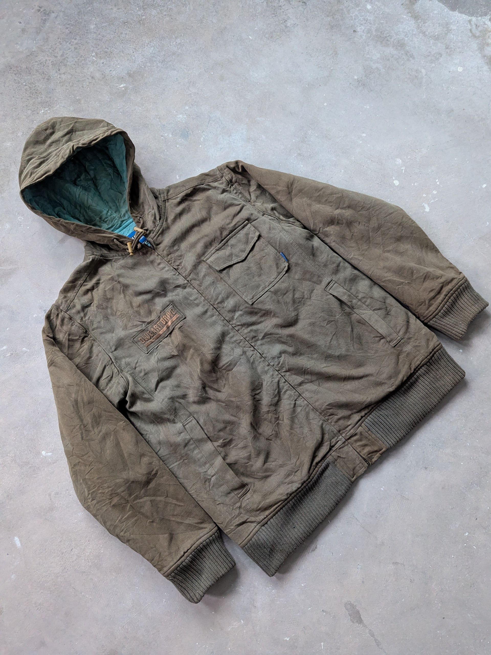 Japanese Brand × Vintage Vintage 1990s Surf Clothing Japan Hoodie Jacket Sleeveless Size US L / EU 52-54 / 3 - 3 Thumbnail