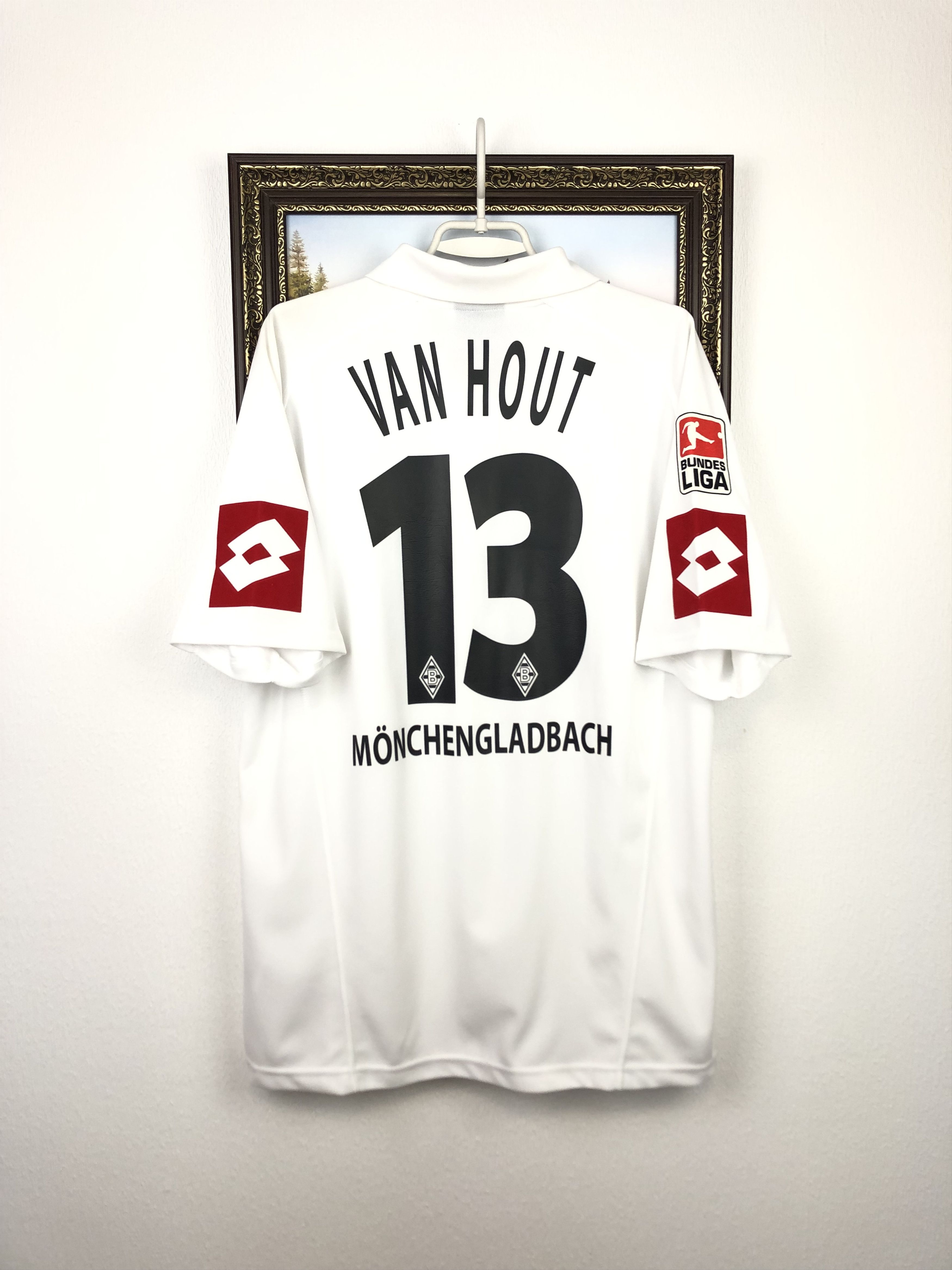 Vintage Borussia Mönchengladbach shirt Van Hout Jersey Tee Hype Size US XL / EU 56 / 4 - 1 Thumbnail