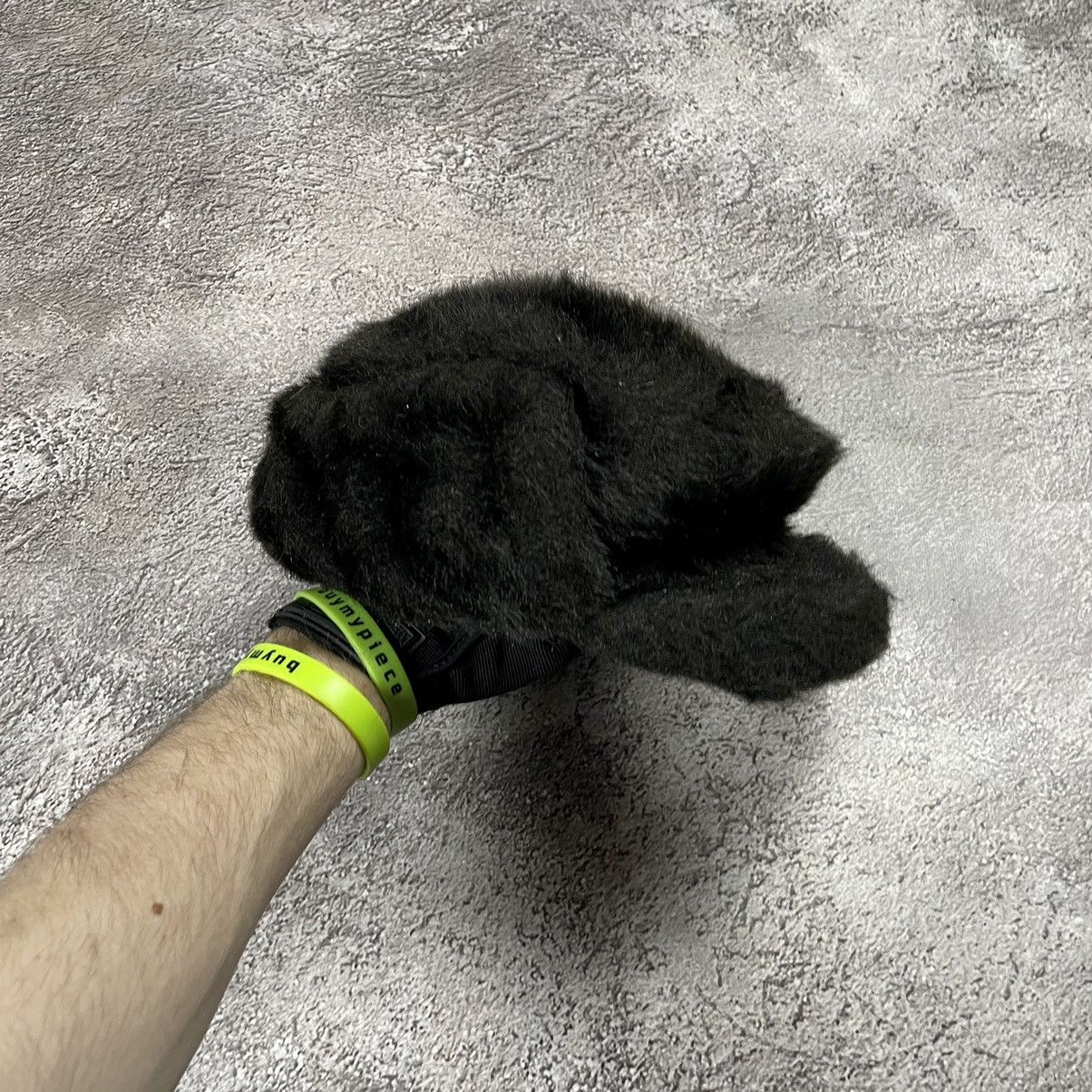 Vintage Vintage 90s Black Mohair Beanie Ushanka Grunge Alt Washed OS Size ONE SIZE - 1 Thumbnail