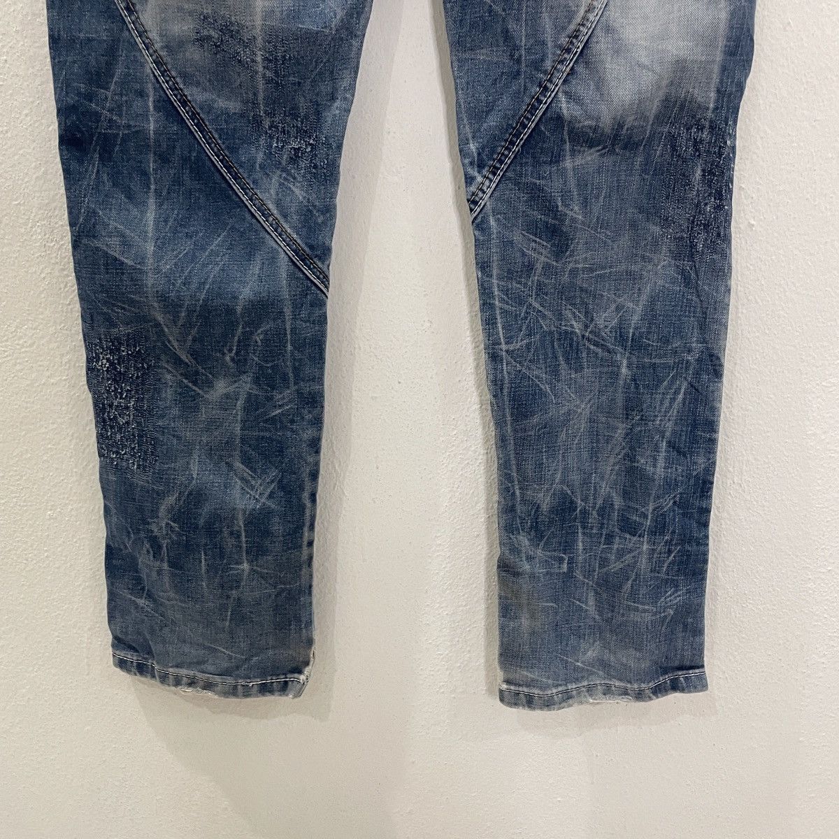 Seditionaries Vintage Cosmo Lupo Punk Style Distressed Denim Size US 33 - 9 Thumbnail