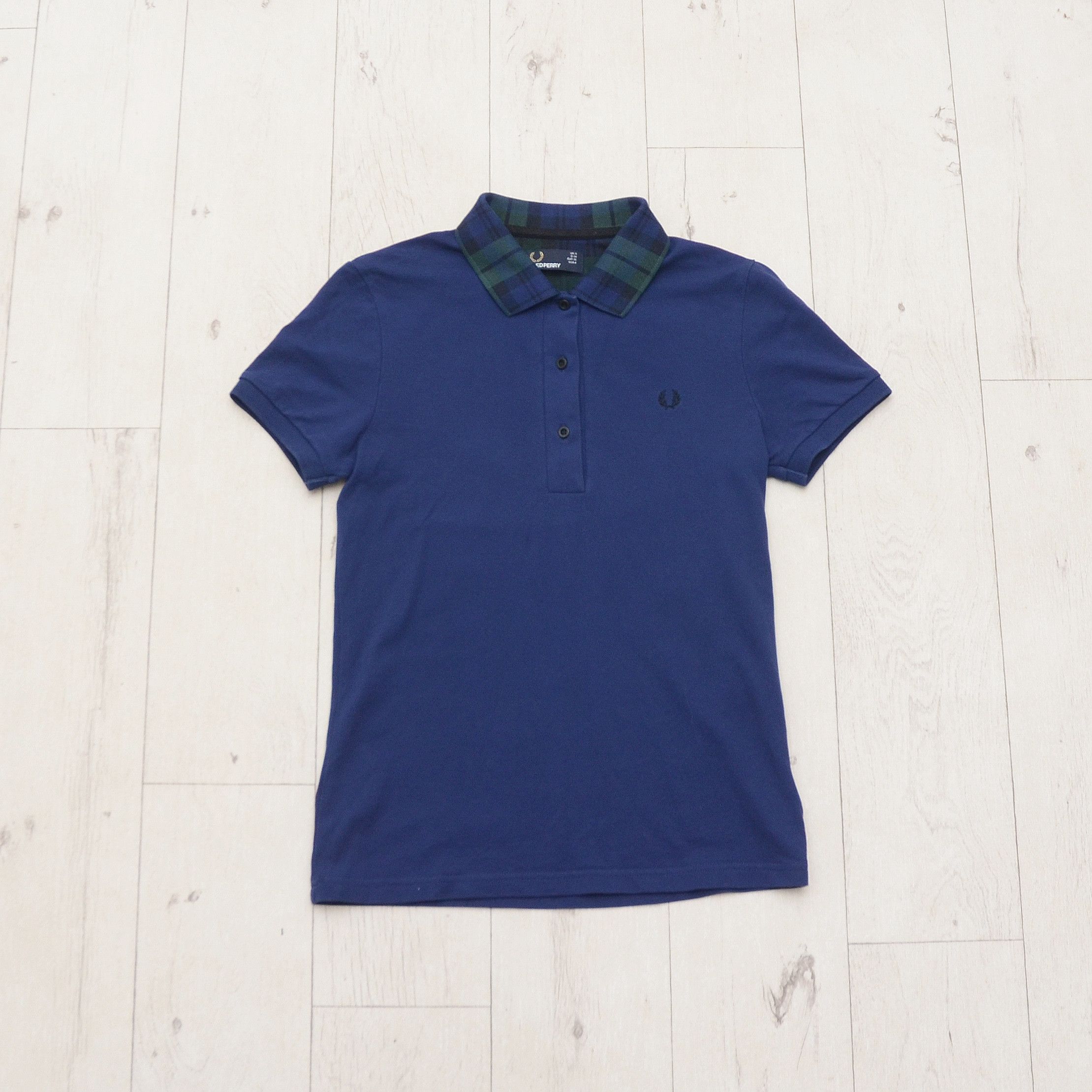 Fred Perry FRED PERRY Womens Polo Shirt UK 8 US 4 Navy Casual Size S / US 4 / IT 40 - 1 Thumbnail