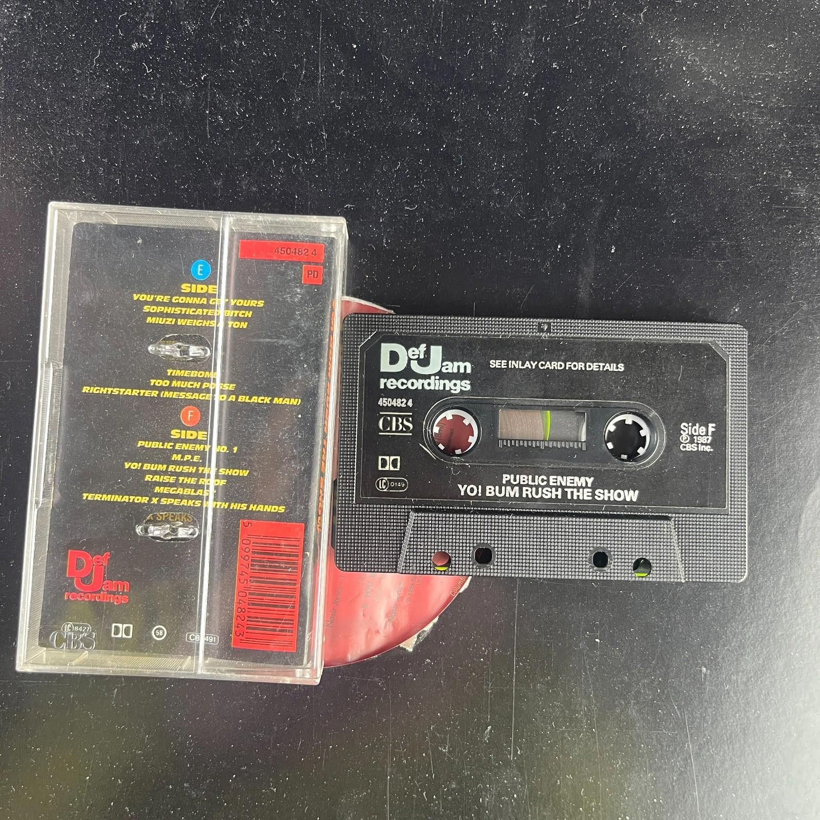 Other Public Enemy Yo! Bum Rush The Show Cassette 1987 Def Jam Size ONE SIZE - 2 Thumbnail