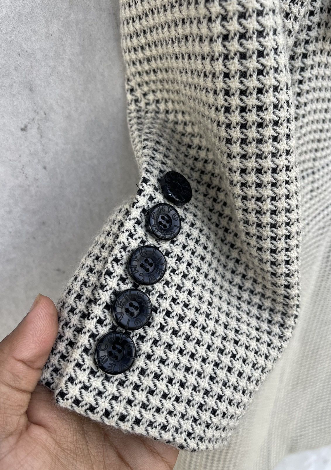 Givenchy Givenchy Women's Houndstooth Pattern Single-breasted Coat Size M / US 6-8 / IT 42-44 - 11 Thumbnail