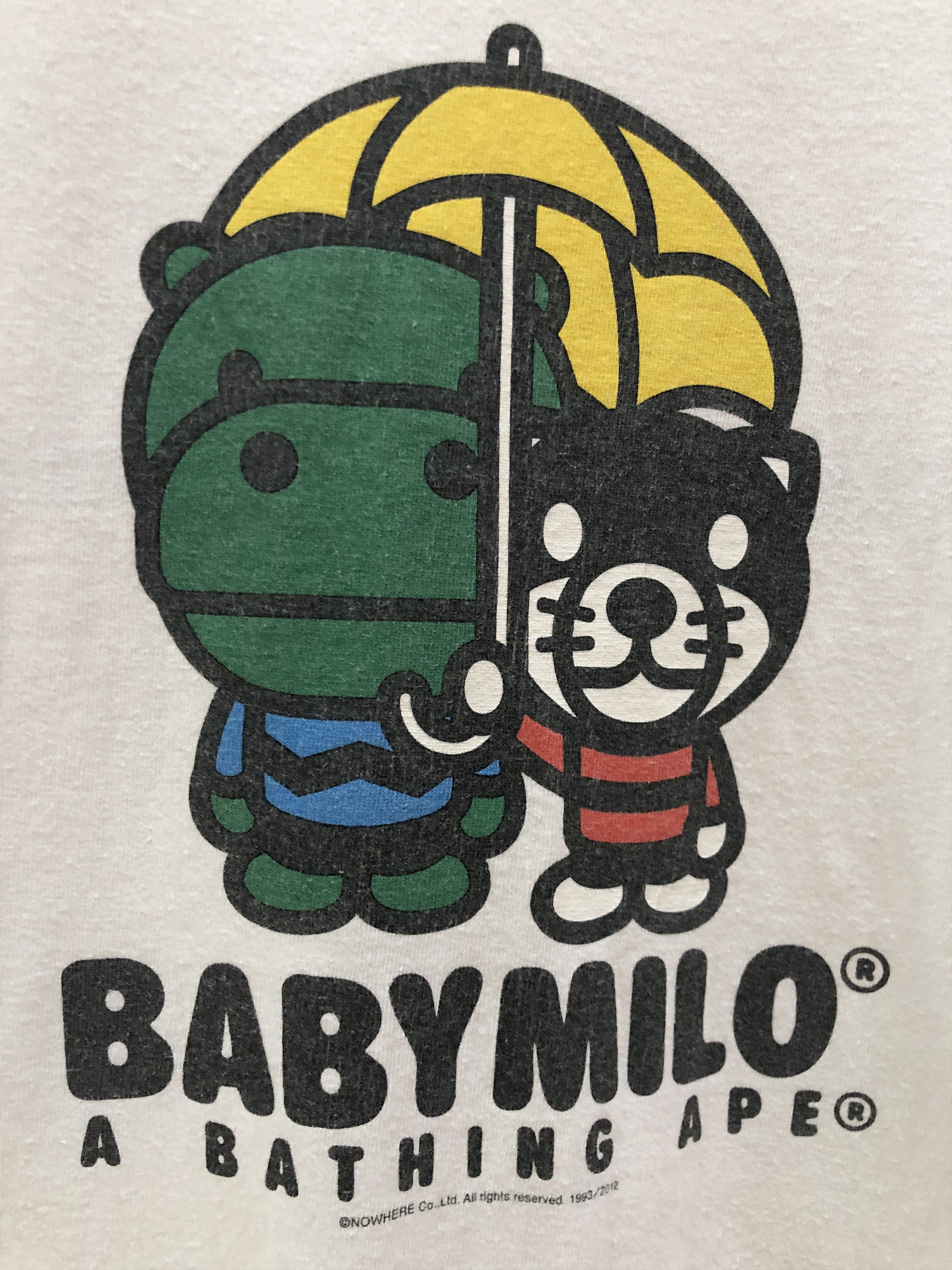 Bape 2012 A Bathing Ape Baby Milo Safari Tshirts Size US L / EU 52-54 / 3 - 3 Thumbnail