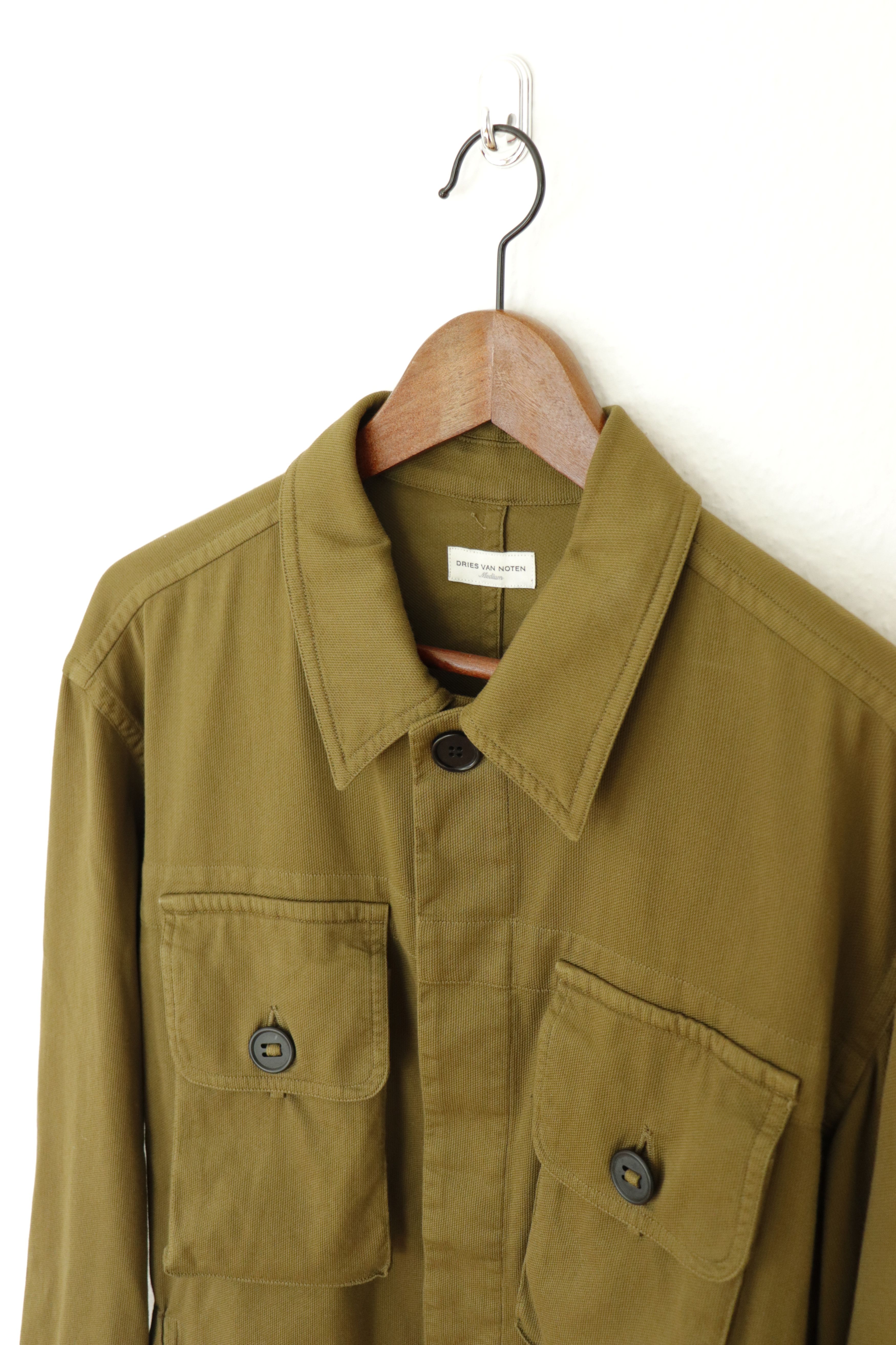 Dries Van Noten SS19 Pique Cotton Shirt Jacket / Overshirt Size US M / EU 48-50 / 2 - 3 Thumbnail