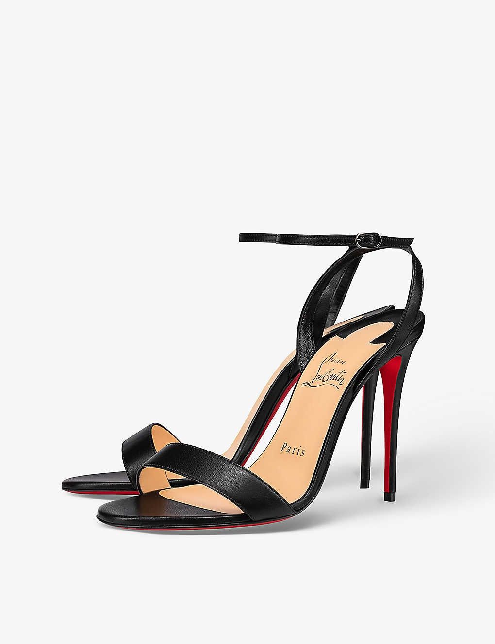 Christian Louboutin o1bcso1str0825 Loubi Girl 100 in Black Size US 10 / IT 40 - 1 Thumbnail