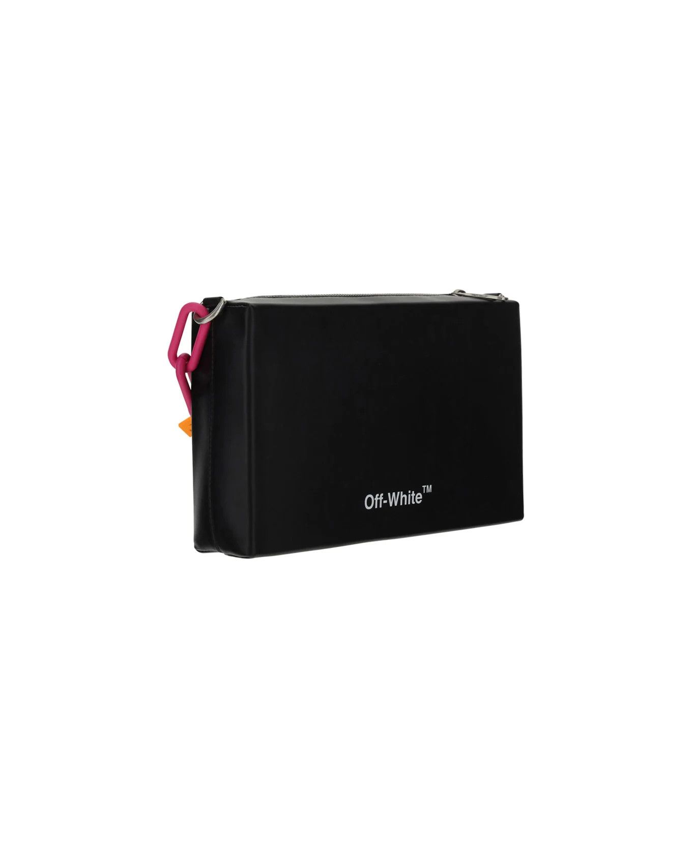 Off-White o1y1225 Size : OS / Leather Handbag in Black Size ONE SIZE - 3 Thumbnail