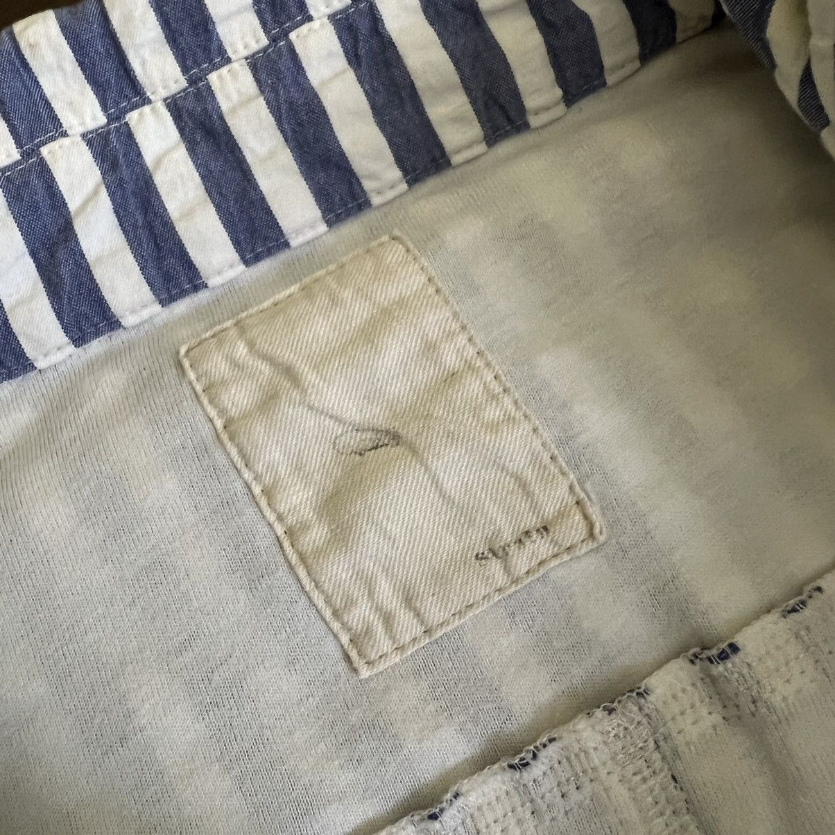 Japanese Brand Strato stripe Japan button up shirt Size US L / EU 52-54 / 3 - 4 Thumbnail