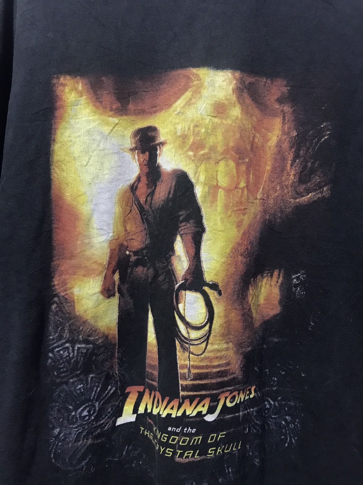 Japanese Brand × Vintage Vintage Indiana Jones Kingdom Of The Crystal Skull T-Shirt Size US XL / EU 56 / 4 - 1 Thumbnail