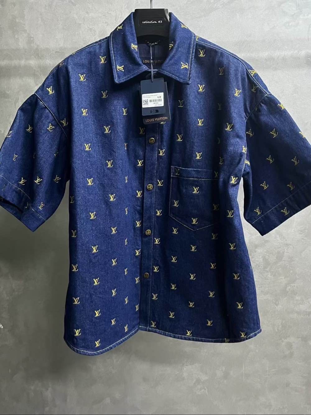 Louis Vuitton Louis Vuitton Monogram Denim Short Sleeve Shirt Size L Size US L / EU 52-54 / 3 - 1 Thumbnail