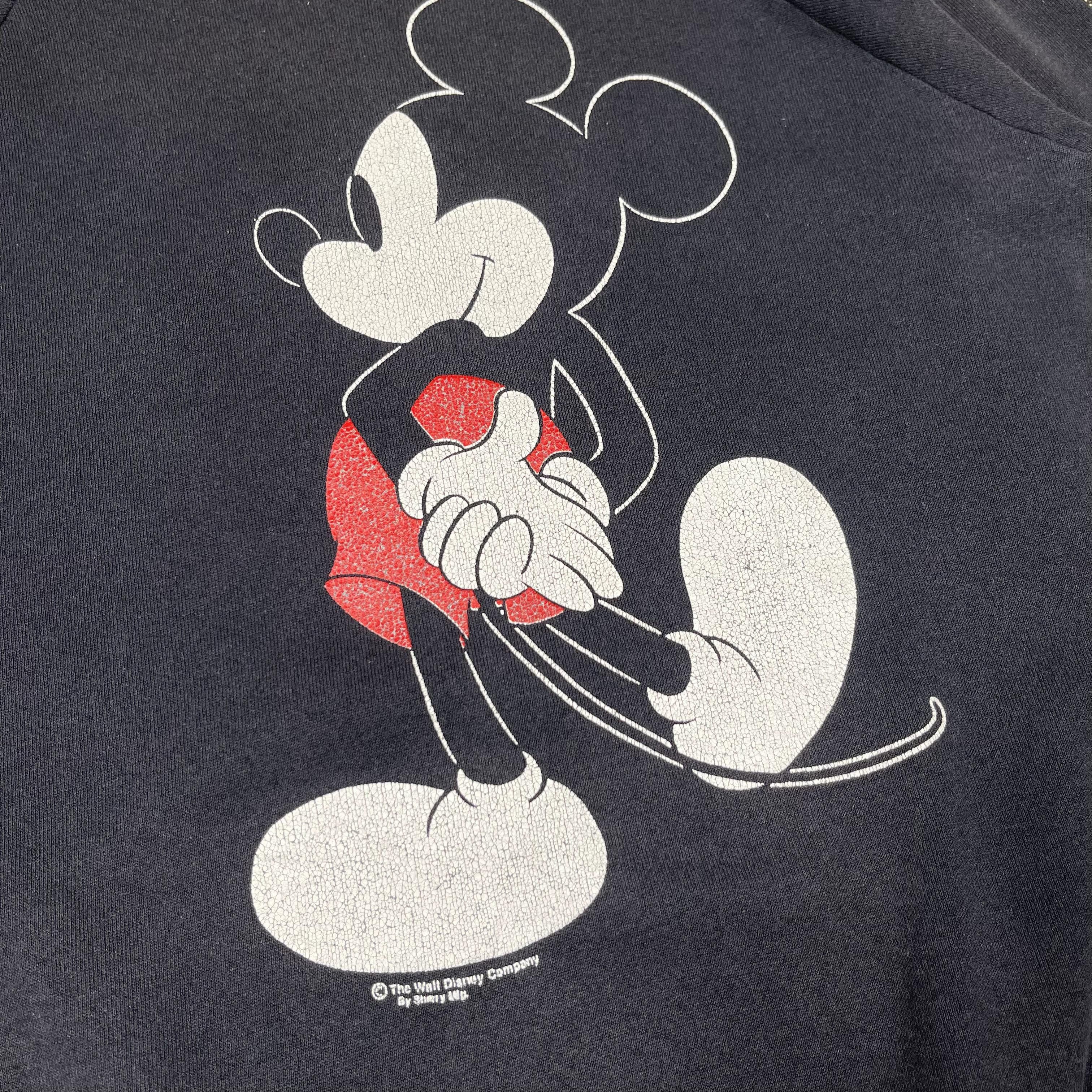 Mickey Mouse × Vintage Vintage 1980 Oneita Mickey Mouse Sun Faded Crewneck Size US L / EU 52-54 / 3 - 4 Thumbnail