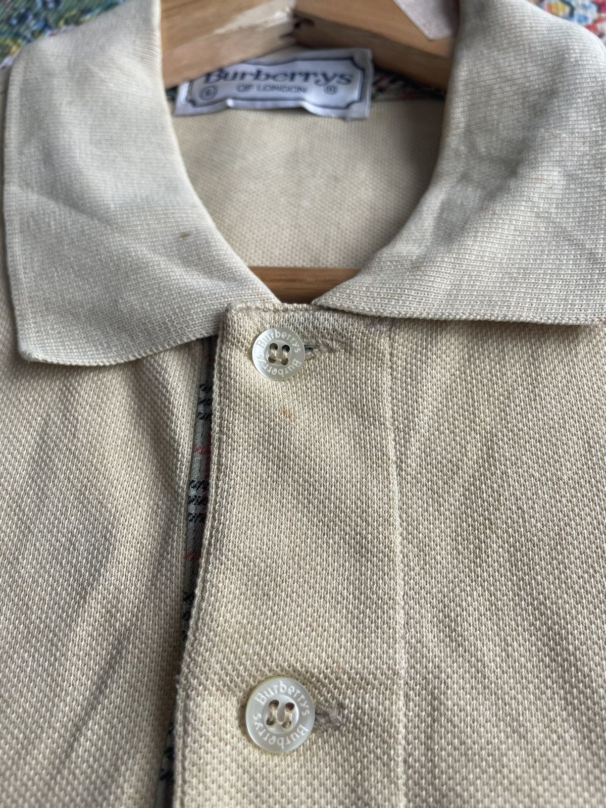 Burberry Vintage Burberrys Polo Shirt With Og Logo Size US M / EU 48-50 / 2 - 4 Thumbnail