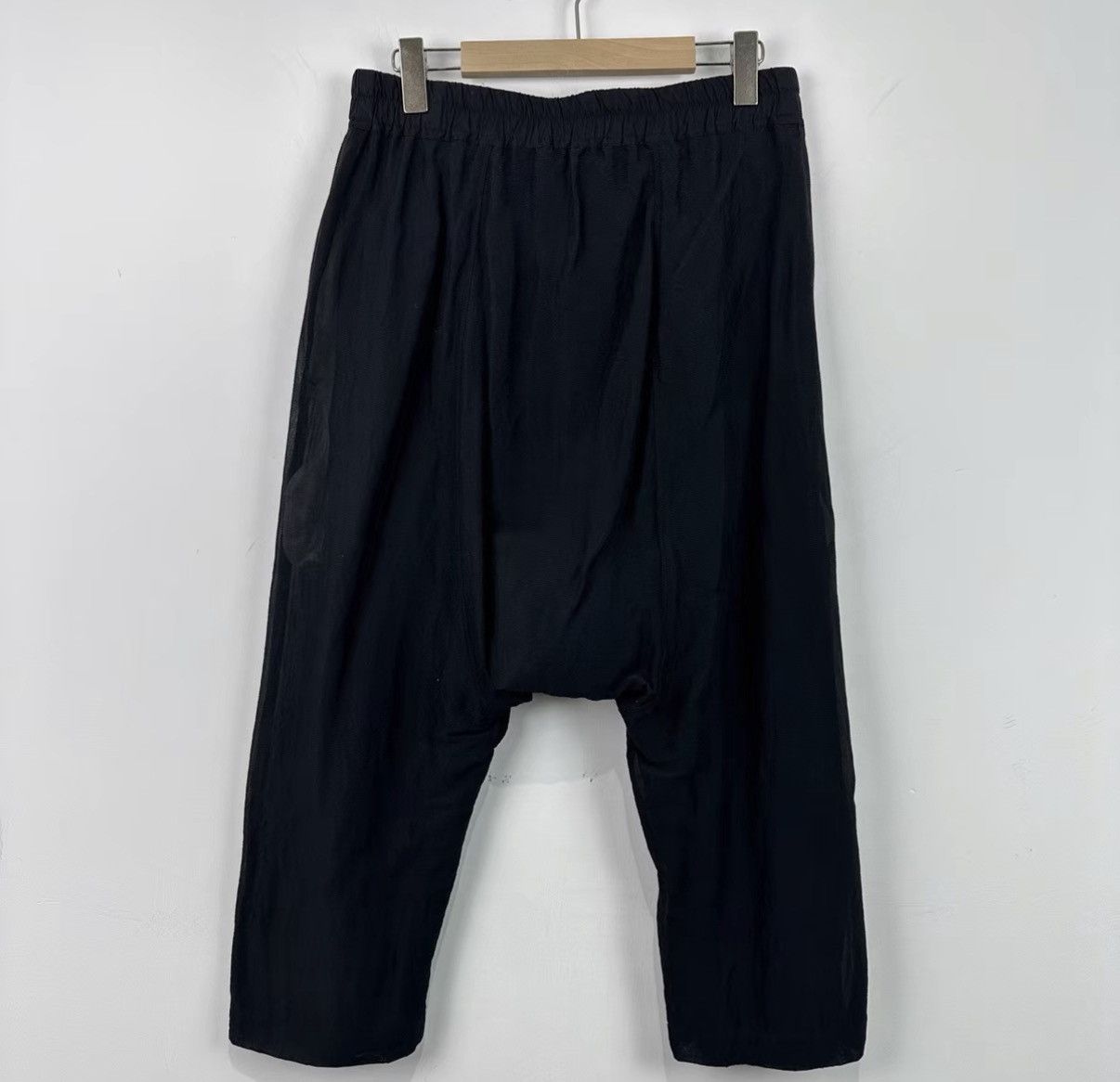 Rick Owens Rick Owens Main Line Low Crotch Silk Casual Pants J42 Size US 32 / EU 48 - 2 Thumbnail