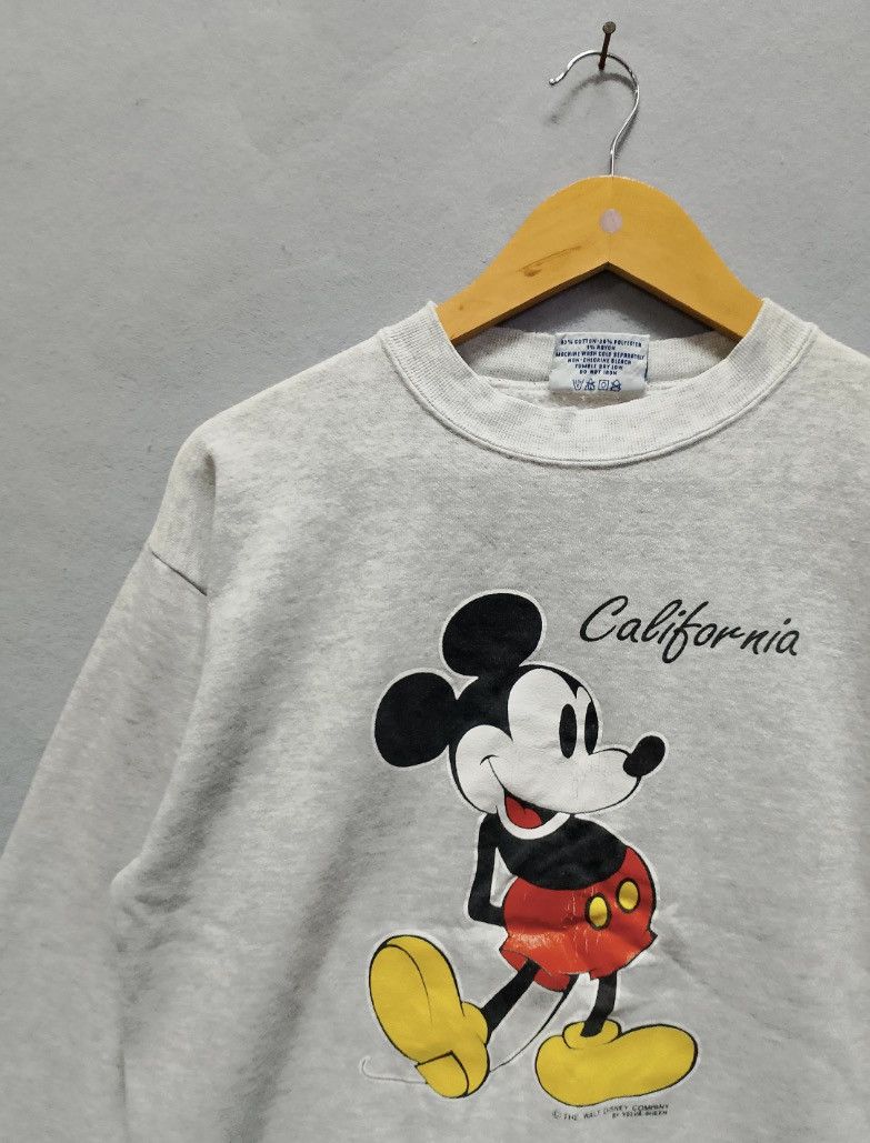 Disney Vintage 90s Velva Sheen Mickey Mouse Sweatshirt Size US M / EU 48-50 / 2 - 5 Thumbnail