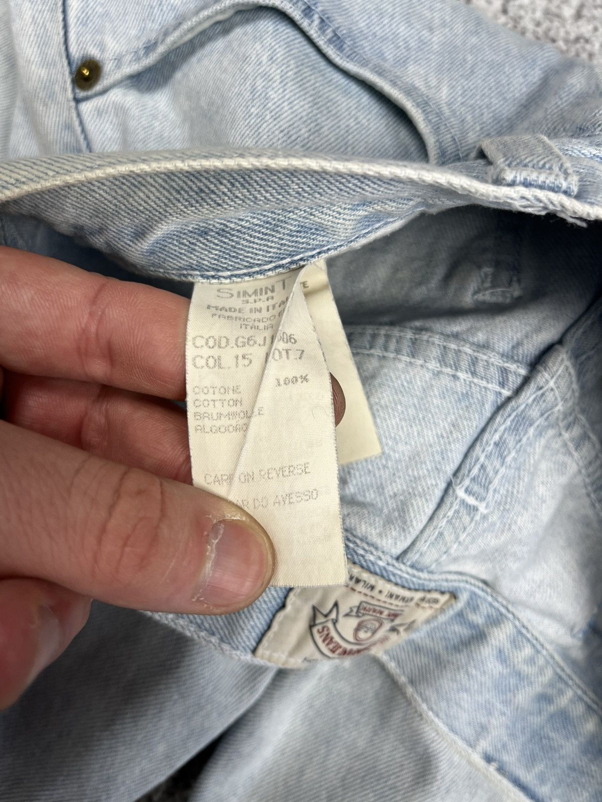 Armani × Giorgio Armani × Vintage Armani denim vintage 90s Size US 32 / EU 48 - 11 Thumbnail
