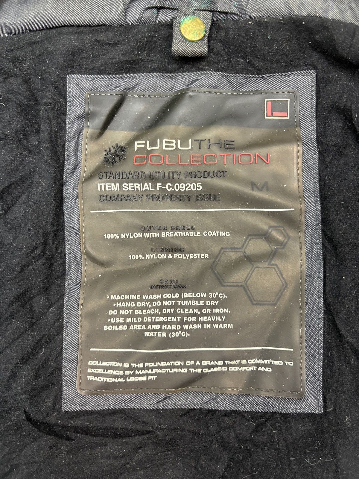 Fubu × Vintage Vintage Y2K Fubu Snow Collection Gorpcore Jacket Insulated Size US L / EU 52-54 / 3 - 4 Thumbnail