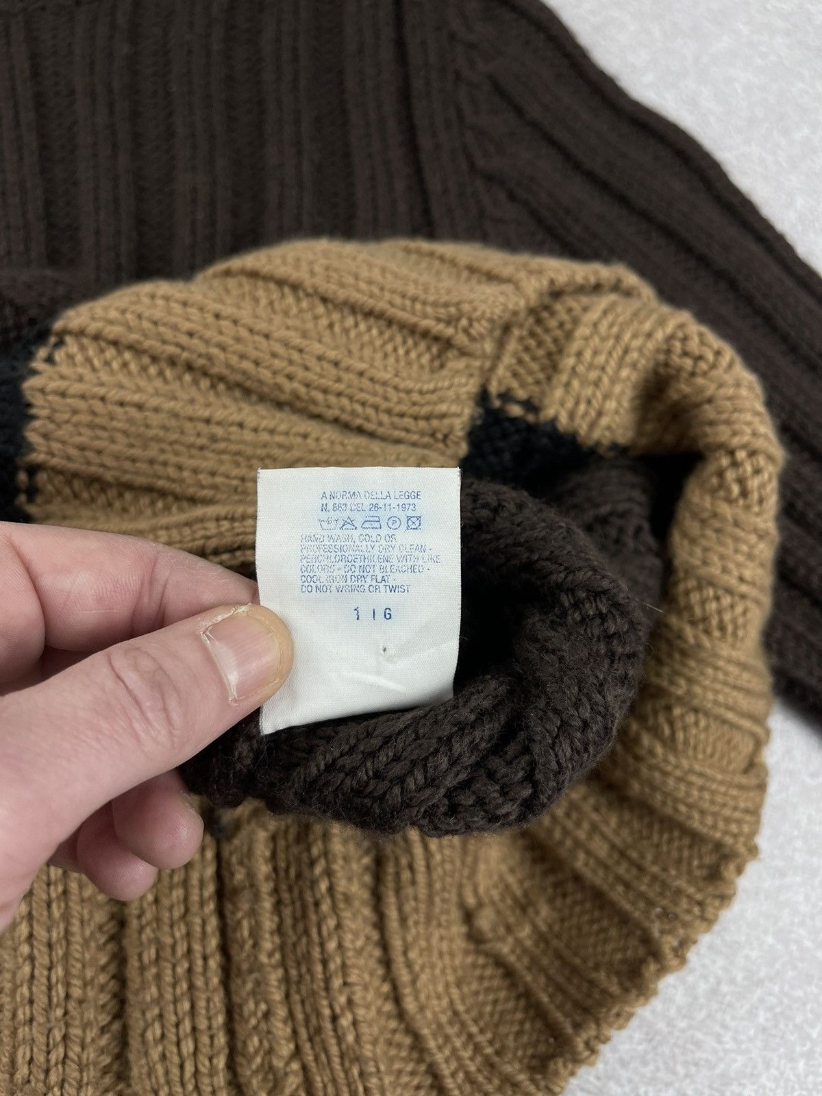 Dolce & Gabbana × Vintage Vintage Dolce & Gabbana Wool Knit Turtleneck Sweater Size L / US 10 / IT 46 - 10 Thumbnail